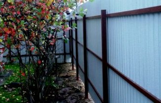 забор из профнастила своими руками